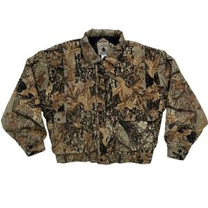 Northwest Territory‎ Men's Hunting Bomber Jacket XL Camouflage Insulated Snaps